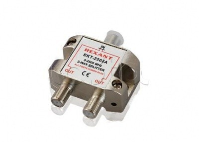 Rexant Делитель ТВх2 под F разъём 5-1000 МГц REXANT (05-6001)