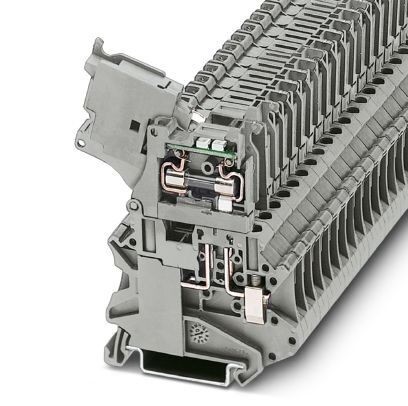 Клеммы для установки предохранителей UT 4-HESILED 24 (5X20) GY