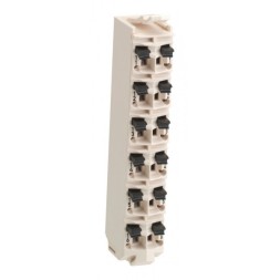 КЛЕММНЫЕ КОЛОДКИ-16 КОНТАКТОВ-24В= БЕЛЫЙ