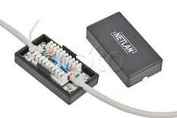 Соединитель кабельный IDC-IDC KRONE кат.5е (10 шт/уп) NETLAN (EC-UCB-IDC-UD2-BK-10)