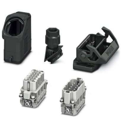 Комплект вставных соединителей HC-EVO-A10PT-BWS-HH-M20-PLRBK