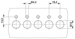 Проходная клемма HDFK 50/Z
