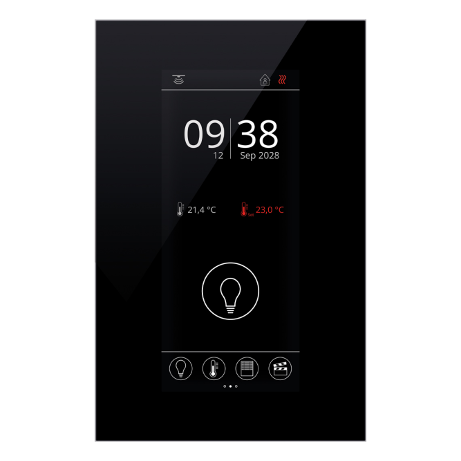 Thermokon thanos EVO black CO2 Temp_rH RS485 Modbus