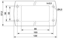 Плоское уплотнение CES-B16-WRG-BK
