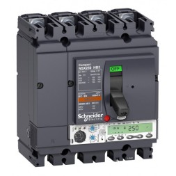 Силовой автомат Schneider Electric Compact NSX 250, Micrologic 6.2 E, 100кА, 4P, 250А