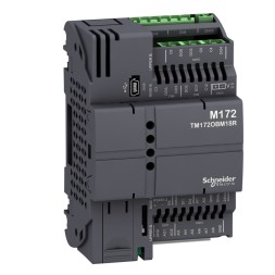 SE Опт ПЛК М172, без дисплея, 18 I/O 2xModbus, Schneider Electric, , TM172OBM18R