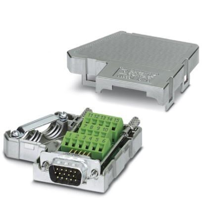Шинный штекер D-SUB SUBCON 15 HD/M-SH