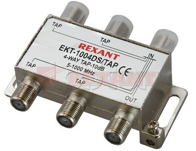 Rexant Ответвитель 4 отвода 10 дБ REXANT (05-7301)