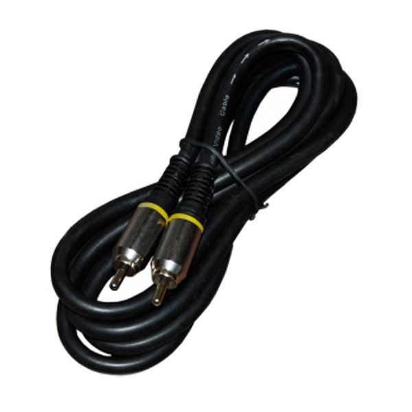 Шнур 2RCA Plug - 2RCA Plug 1.5М (GOLD) - металл REXANT (17-0133)