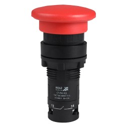 Кнопка грибовидная OptiSignal Compact D22 C7-PM-411 красная 1НО+1НЗ