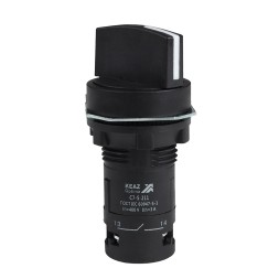 Переключатель 2 положения OptiSignal Compact D22 C7-S-211 черный 1НО+1НЗ XB7ND25