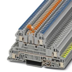 Заземляющие клеммы для выполнения проводки в зданиях UTI 2,5-PE/L/NTB