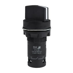 Переключатель 2 положения OptiSignal Compact D22 C7-S-220 черный 2НО XB7ND23