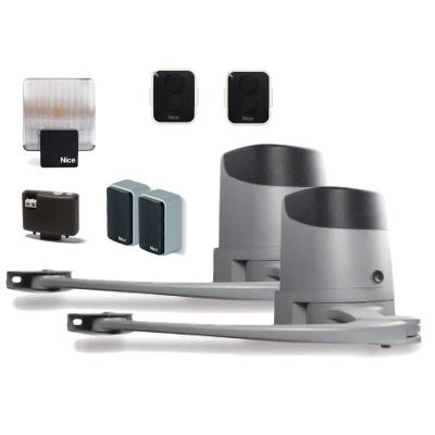 NICE HOPPBDKCE — для автоматизации распашных ворот со створками шириной до 2.4 м и массой до 250 кг