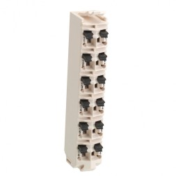 SE Клеммные колодки 16 контактов ,24В DC ,белый, Schneider Electric, , TM5ACTB16