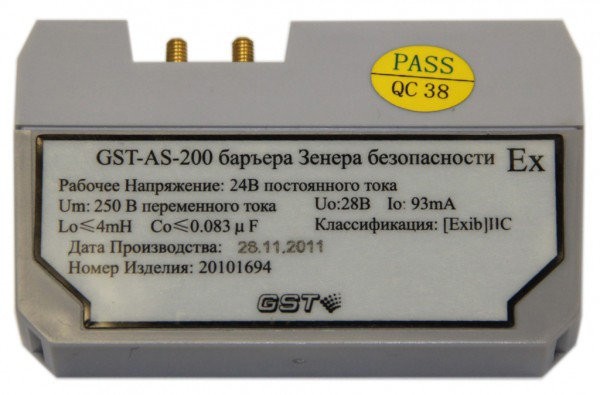 Зенер-Барьер 1 предохранитель GST. Арт, GST-AS-200-RU