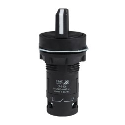 Переключатель 3 положения OptiSignal Compact D22 C7-S-320 черный 2НО XB7ND33