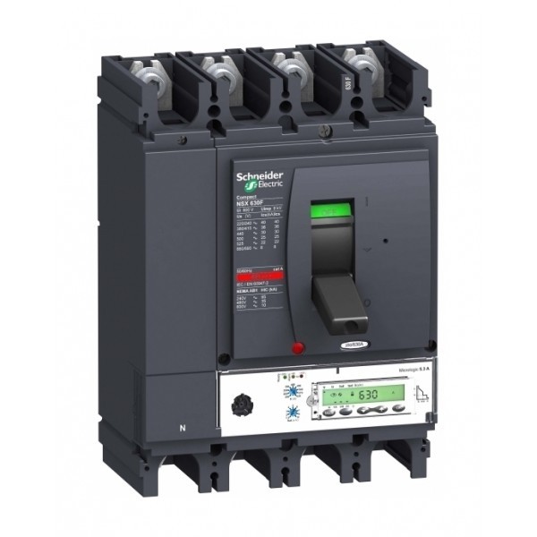Силовой автомат Schneider Electric Compact NSX 630, Micrologic 5.3 A, 70кА, 4P, 630А
