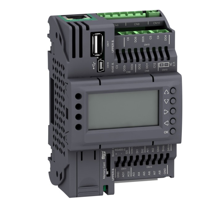 SE ПЛК М172, дисплей, 18 I/O, Eth, 2 RS485, Schneider Electric, , TM172PDG18R