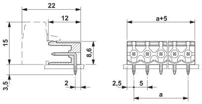 Компоненты для проходного монтажа MSTB 2,5/ 5-G