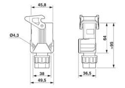 Корпус HC-COM-SHOWS-1SGM25-PL-BK