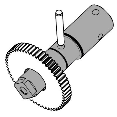 NICE PMD1602R04.4610 — Вал выходной