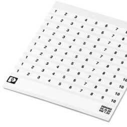 Маркировка для клеммных модулей SK7,5/5,FORTL.ZAHLEN 21-30