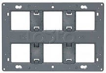 Суппорт М45, 2Х6М/2Х8М/2Х3Х2М, Mosaic Legrand (080266)