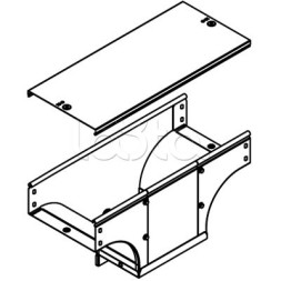 Ответвитель-переходник 80x100 Т-образный вертикальный TDSA DKC (37601)