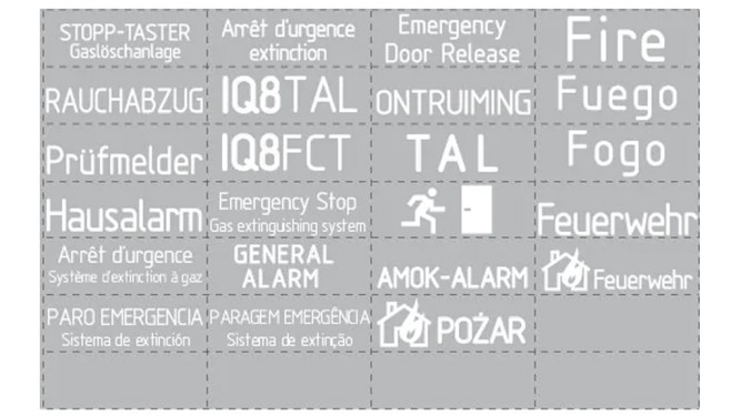 Универсальная наклейка 704961 Esser