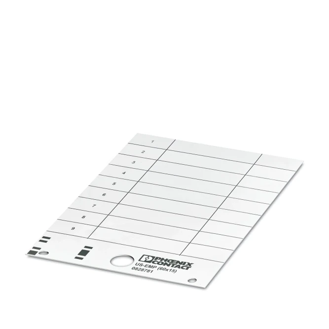 Фиксируемые таблички US-EMP (60X15)