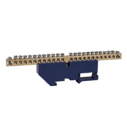Шина нулевая с изолятором OptiKit BB-D-N-DIN-24-6х9-синий