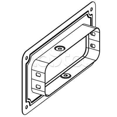 Фланец 200x80 соед.FR DKC (37434)