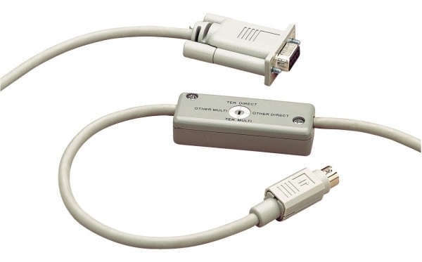 SE Modicon Кабель-преобразователь универсальный (RS232-RS485) для TSX07/37/57/ACC01 &lt;-&gt; PC, 2.5 м, Schneider Electric, , TSXPCX1031