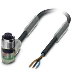 Кабель для датчика / исполнительного элемента SAC-3P- 1,5-PUR/M12FR-2L B