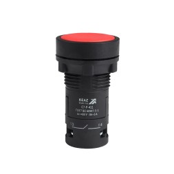 Кнопка OptiSignal Compact D22 C7-P-411 красная 1НО+1НЗ XB7NA45
