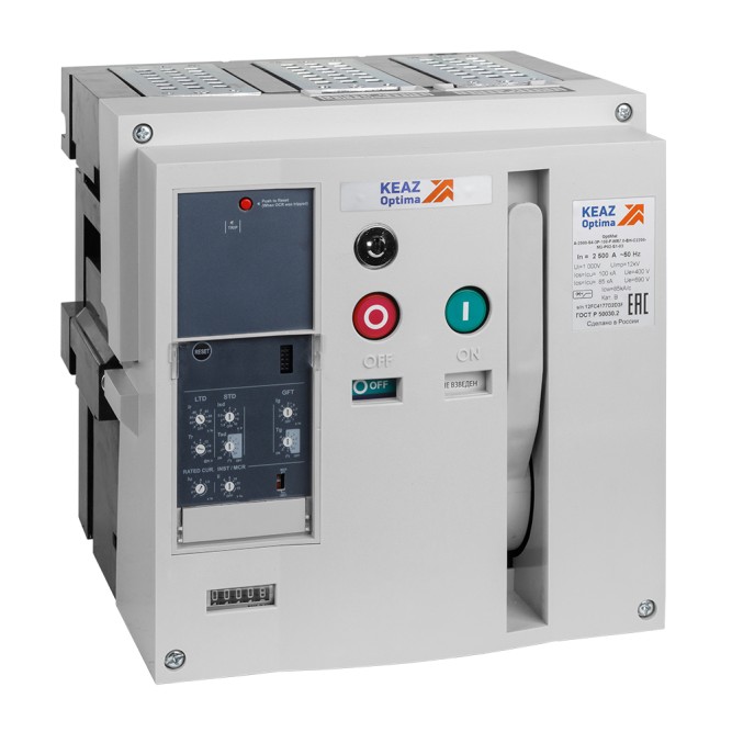 Подвижная часть выдвижного выключателя автоматического OptiMat A-1000-S2-3P-65-MP-MR7.0-C2200-M2-P04-S1-06