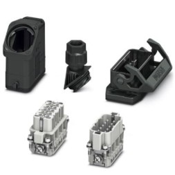 Комплект вставных соединителей HC-EVO-A10UT-BWS-HH-M20-PLRBK