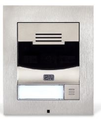 2N 2N® IP Solo with camera, surface mount includes silver