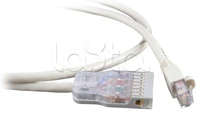 Шнур коммутационный 110-RJ45/8P8C кат.6 (2 м) Hyperline (PC-110-RJ45-4P-C6-2M-GY)