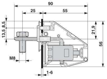 Проходная клемма HDFKV 50-VP