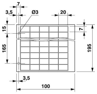 Гравировочный материал GPE 20X 7 WH