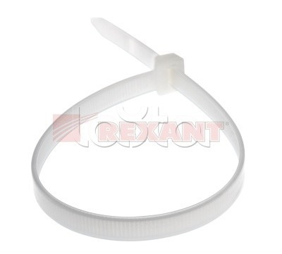 Стяжка 300x8 нейлоновая (100 шт/уп) REXANT (07-0302)