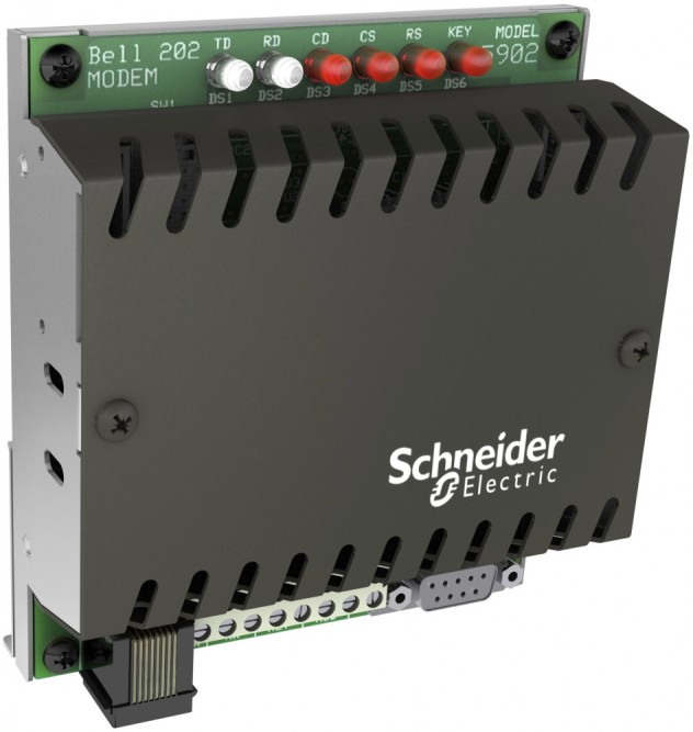 SE ScadaPack Модуль расширения 5902 FSK,1200 baud, 2/4 wire, DE9S port (TBUX297120), Schneider Electric, , TBUX297120