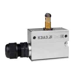 Микропереключатель МП-1205м/01 (толкатель-ролик-продольное расположение-винт-фронт гайками)-КЭАЗ
