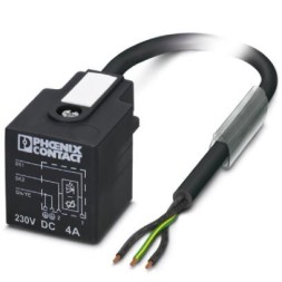 Кабель для датчика / исполнительного элемента SAC-3P- 1,5-PVC/A-1L-V 230V