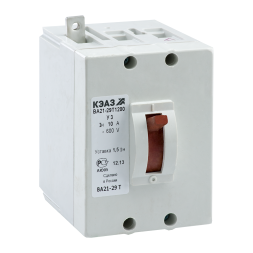 Выключатель автоматический ВА21-29Т-120010-6,3А-1,5Iн-600DC-З/П-У3-КЭАЗ