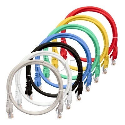 Шнур коммутационный 2хRJ45/8P8C U/UTP 1,5 м кат.5е NIKOMAX (NMC-PC4UD55B-015-GY)