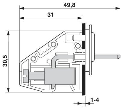Проходная клемма HDFKV10-VP/Z