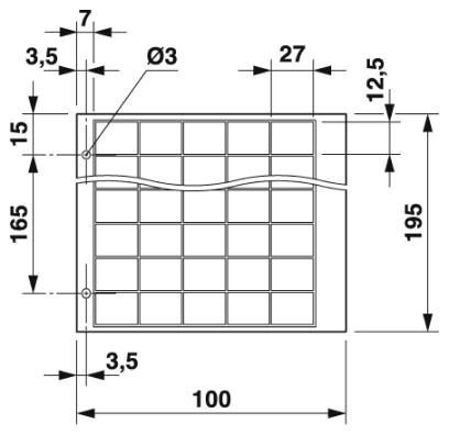 Гравировочный материал GPE 27X12,5 SR/R
